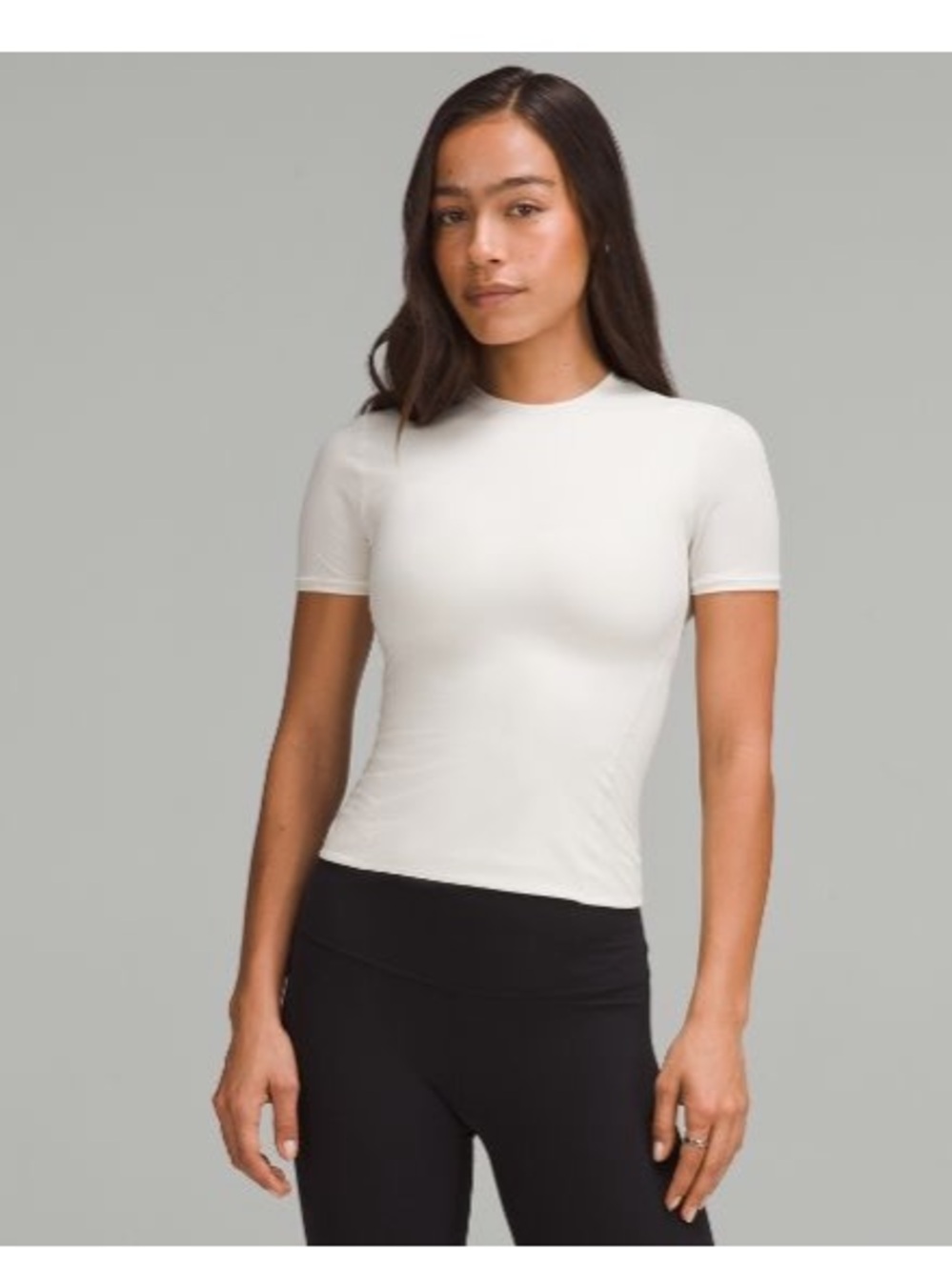 Lululemon wondermost ultra soft nulu hip length crew size large bone